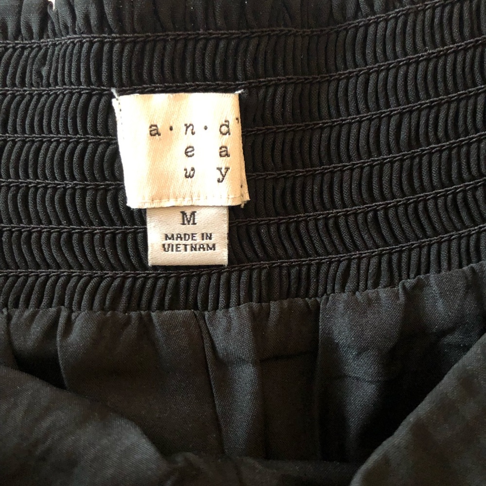 Black Gingham Square Checked Patterned Matte Skir… - image 5